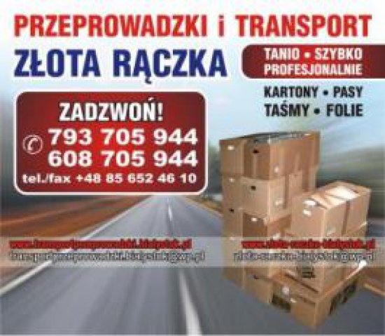 Przeprowadzki i Transport Tanio!